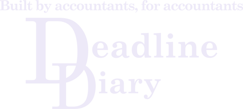 Deadline Diary. Built by accountants, for accountants.